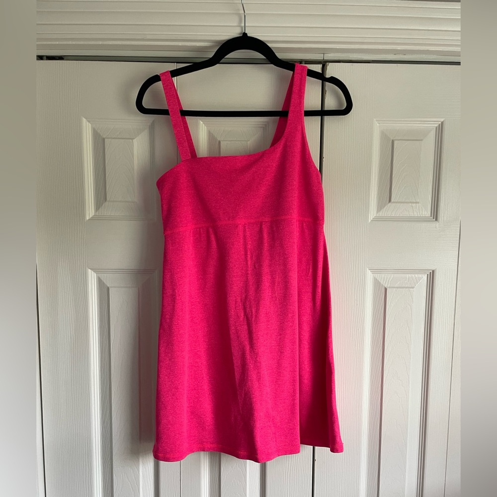 Offline by Aerie Pink Athletic Dress with built in shorts